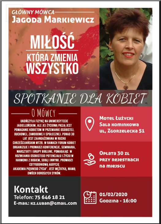 Spotkanie Kobiet Miłość Któta Zmienia Wszystko