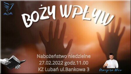 Boży wpływ - Grzegorz Wąs Boży wpływ - Grzegorz Wąs